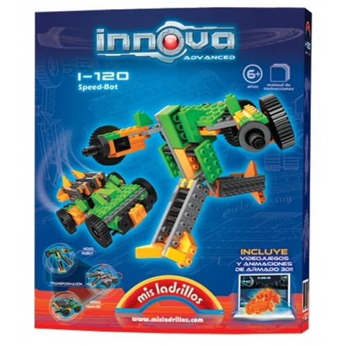 Innova - Robot transformable en Vehículo (120 piezas) [#I-120] | Lionel ...